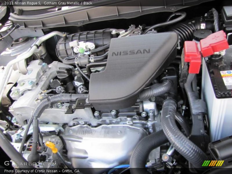 Gotham Gray Metallic / Black 2011 Nissan Rogue S