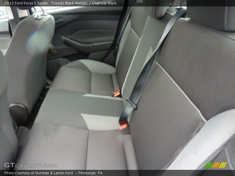  2012 Focus S Sedan Charcoal Black Interior