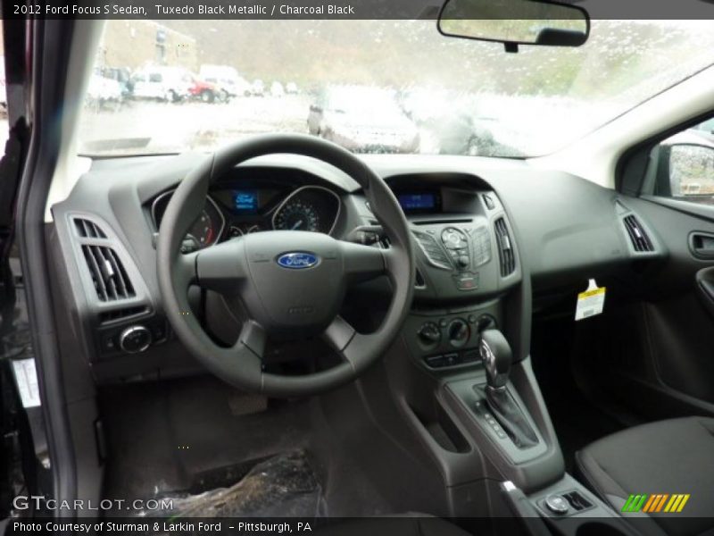 Dashboard of 2012 Focus S Sedan