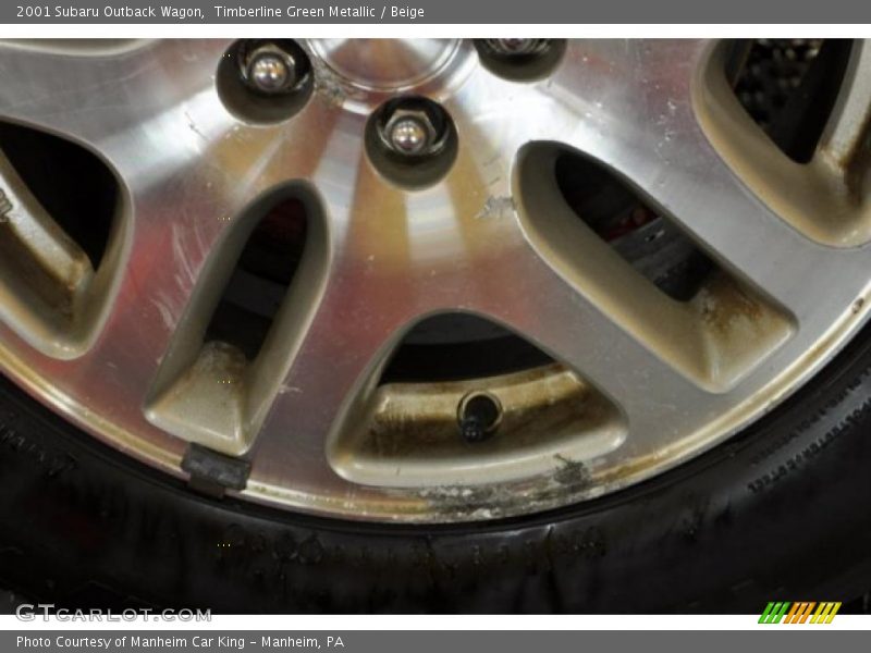 Timberline Green Metallic / Beige 2001 Subaru Outback Wagon