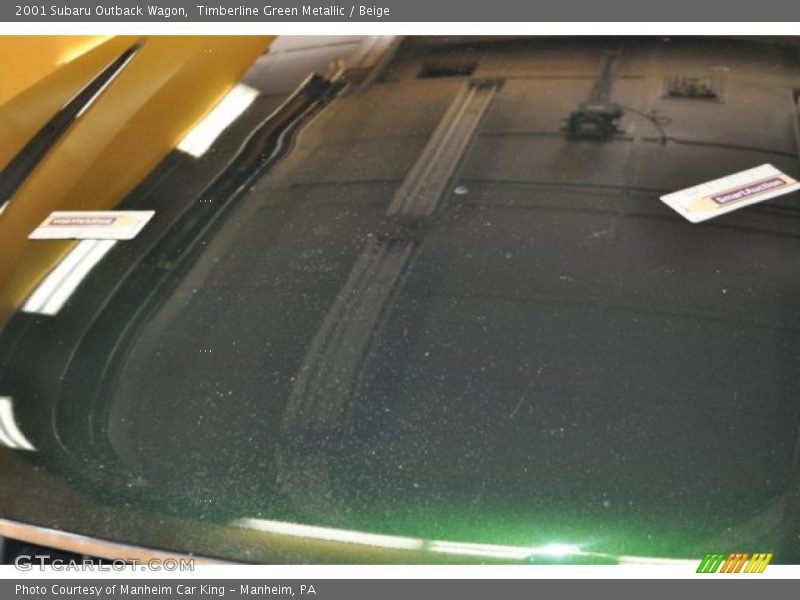 Timberline Green Metallic / Beige 2001 Subaru Outback Wagon