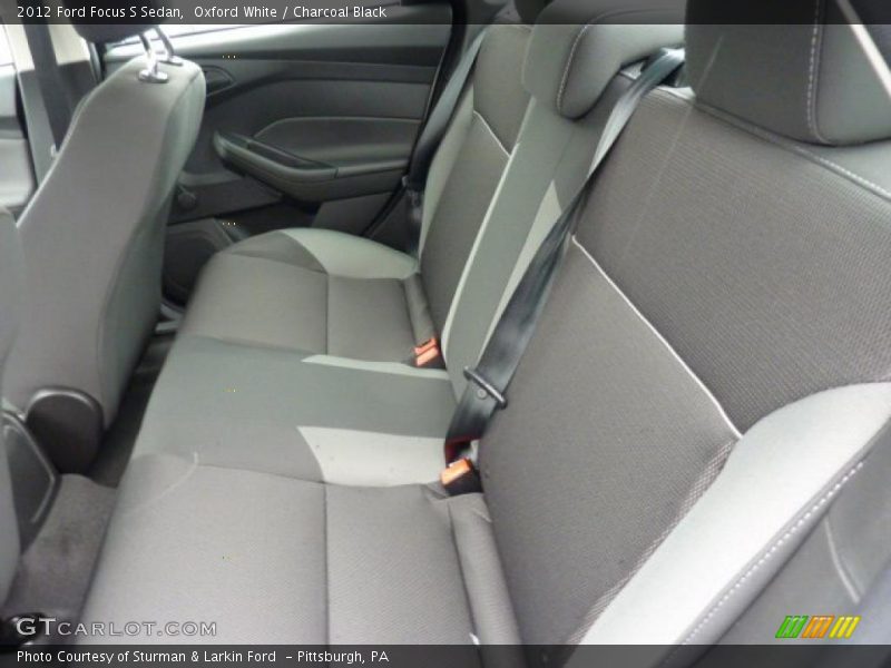  2012 Focus S Sedan Charcoal Black Interior