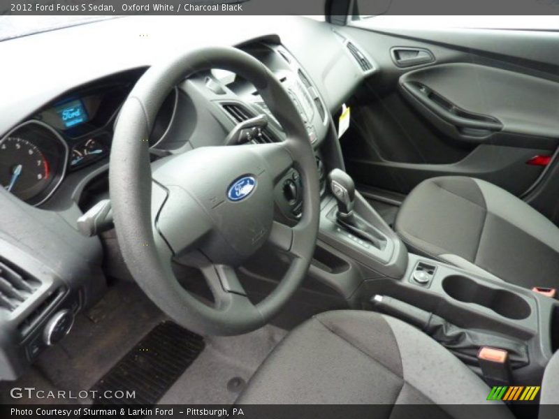 2012 Focus S Sedan Charcoal Black Interior