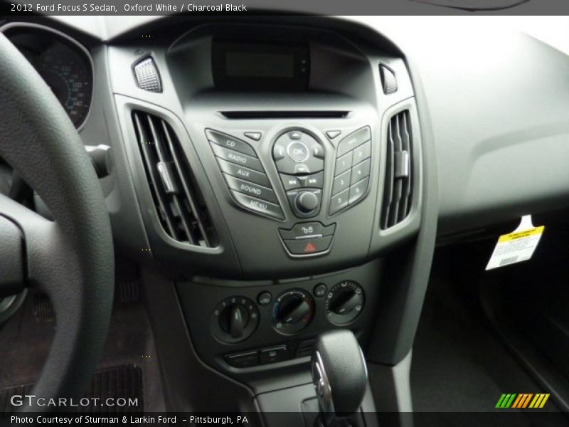 Controls of 2012 Focus S Sedan