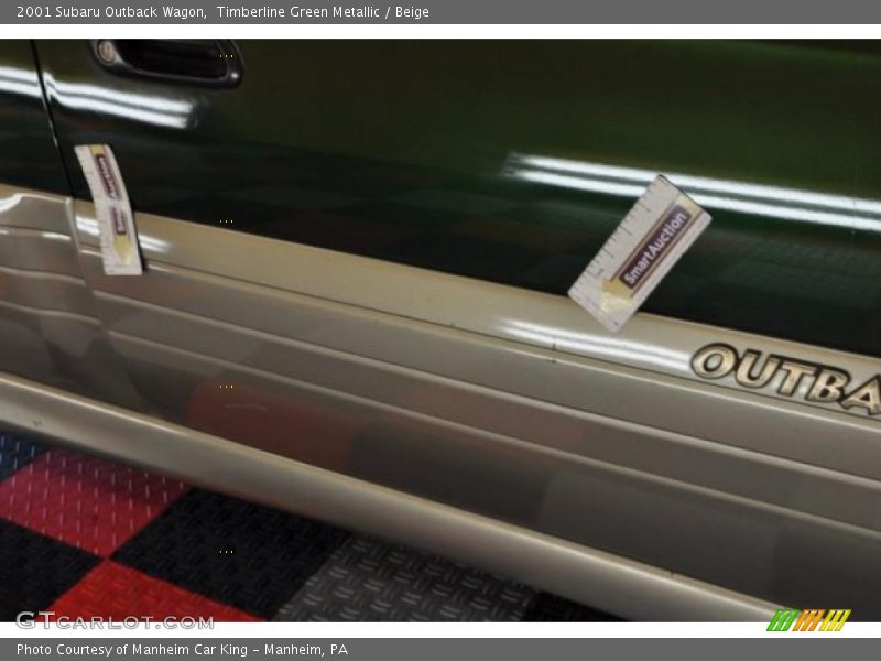 Timberline Green Metallic / Beige 2001 Subaru Outback Wagon
