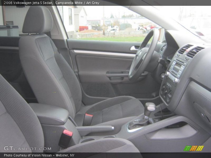 Campanella White / Art Grey 2008 Volkswagen Jetta S Sedan