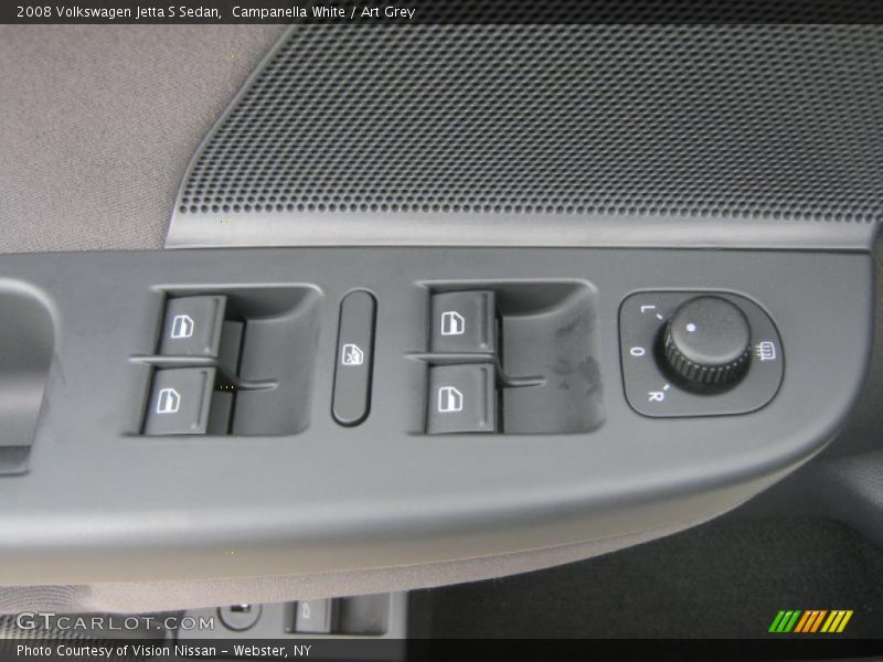 Campanella White / Art Grey 2008 Volkswagen Jetta S Sedan
