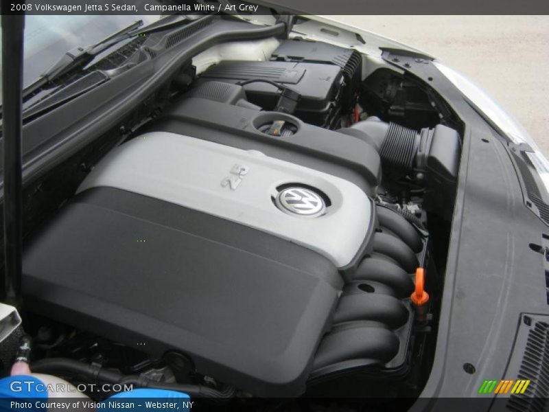 Campanella White / Art Grey 2008 Volkswagen Jetta S Sedan