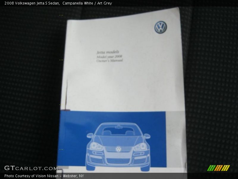 Campanella White / Art Grey 2008 Volkswagen Jetta S Sedan