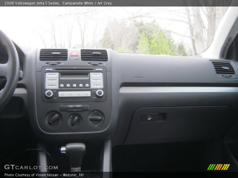Campanella White / Art Grey 2008 Volkswagen Jetta S Sedan