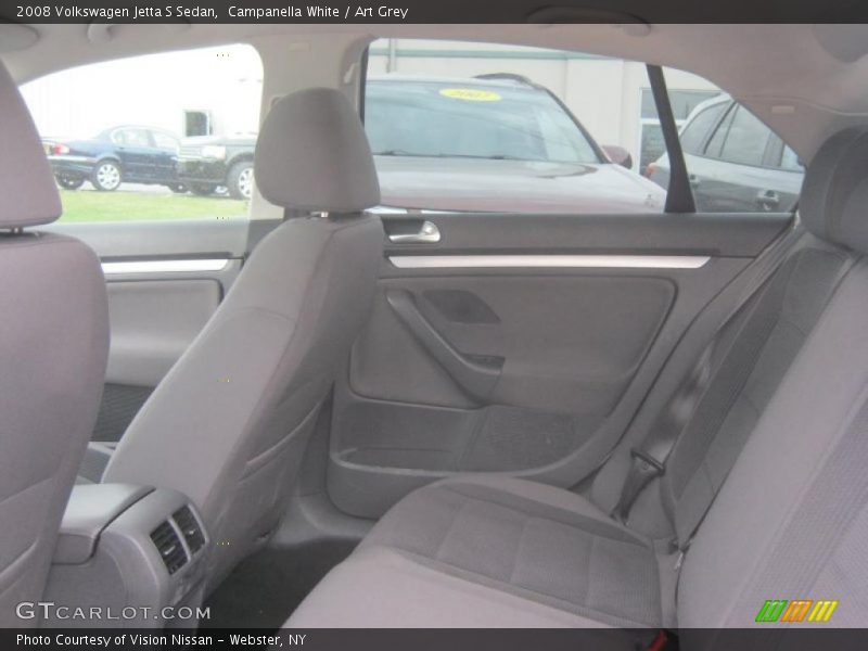 Campanella White / Art Grey 2008 Volkswagen Jetta S Sedan