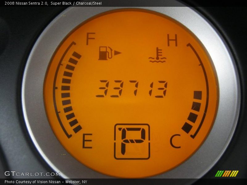 Super Black / Charcoal/Steel 2008 Nissan Sentra 2.0