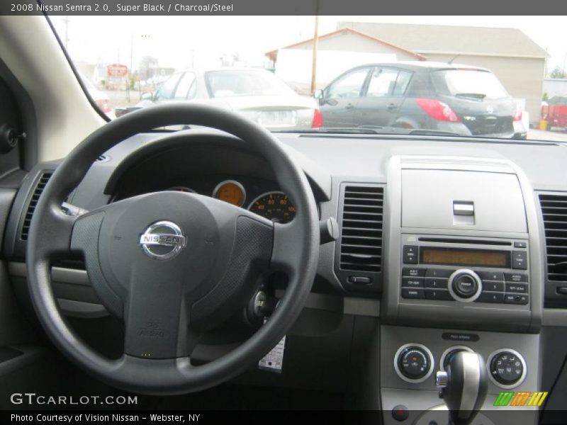 Super Black / Charcoal/Steel 2008 Nissan Sentra 2.0