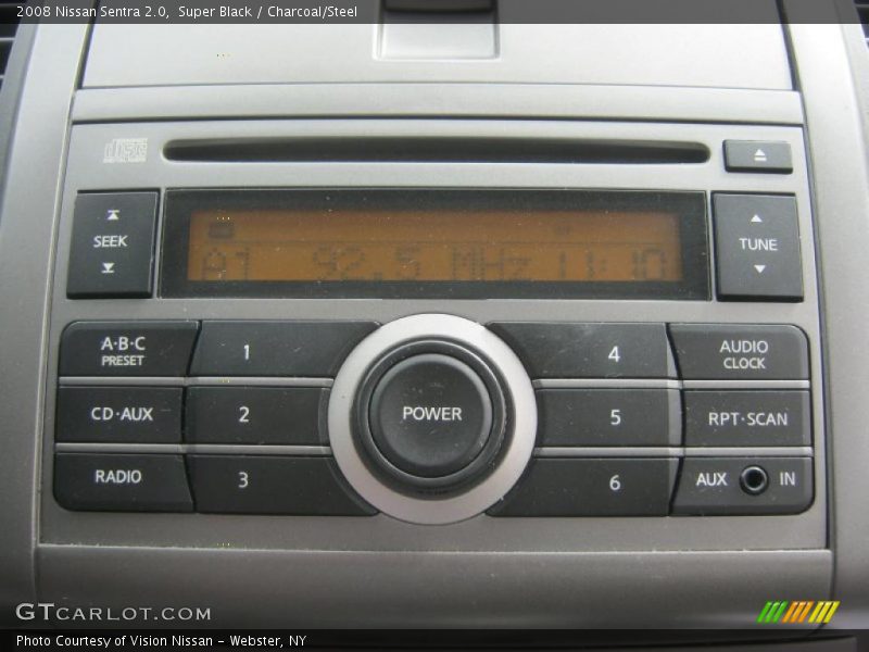 Super Black / Charcoal/Steel 2008 Nissan Sentra 2.0
