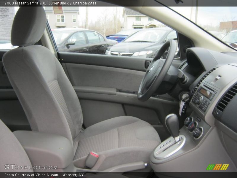 Super Black / Charcoal/Steel 2008 Nissan Sentra 2.0