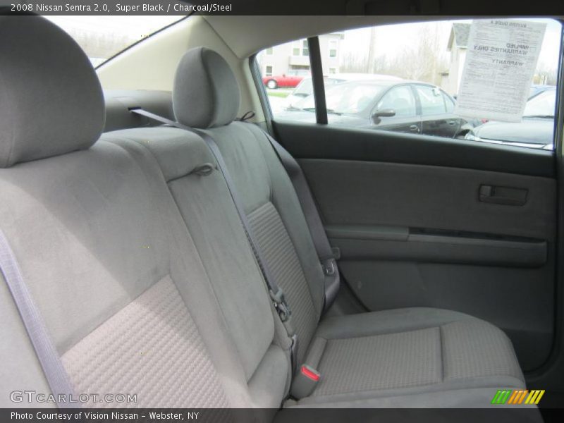 Super Black / Charcoal/Steel 2008 Nissan Sentra 2.0