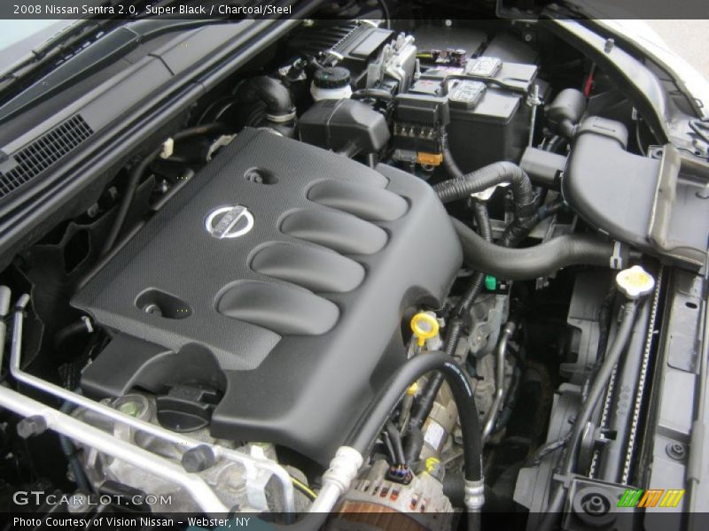 Super Black / Charcoal/Steel 2008 Nissan Sentra 2.0