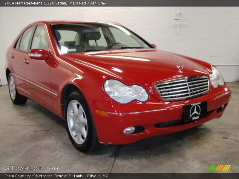 Mars Red / Ash Grey 2004 Mercedes-Benz C 320 Sedan