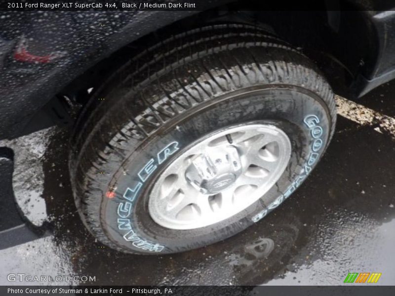 Black / Medium Dark Flint 2011 Ford Ranger XLT SuperCab 4x4
