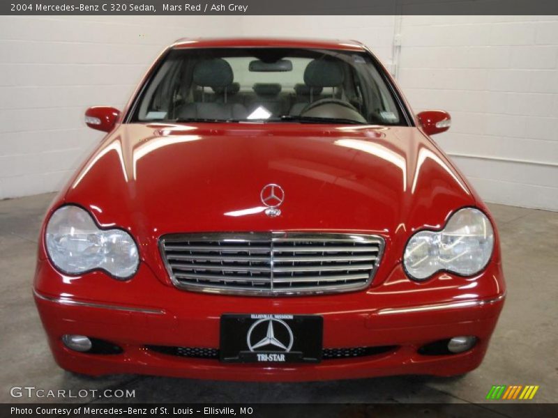 Mars Red / Ash Grey 2004 Mercedes-Benz C 320 Sedan