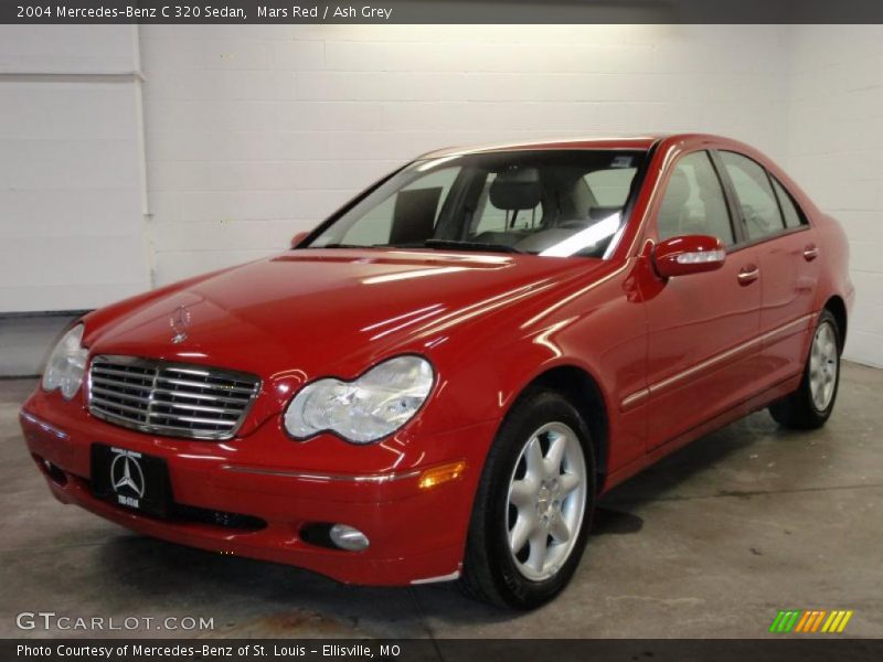 Mars Red / Ash Grey 2004 Mercedes-Benz C 320 Sedan