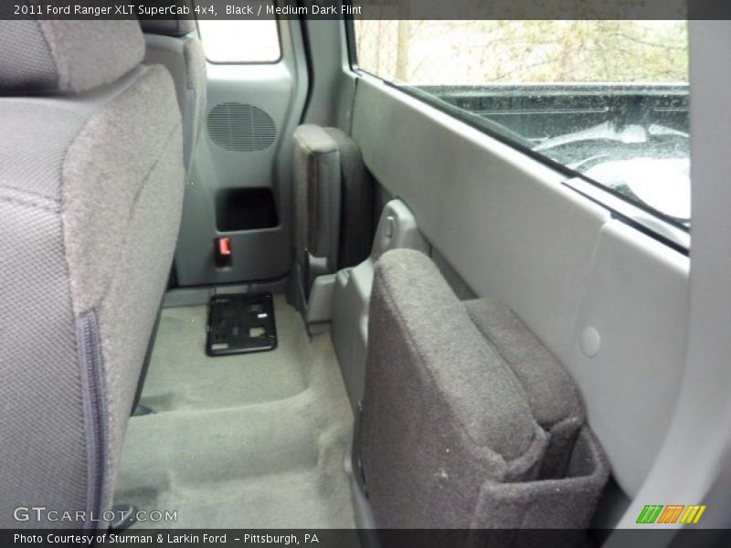 Black / Medium Dark Flint 2011 Ford Ranger XLT SuperCab 4x4