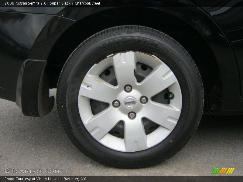 Super Black / Charcoal/Steel 2008 Nissan Sentra 2.0
