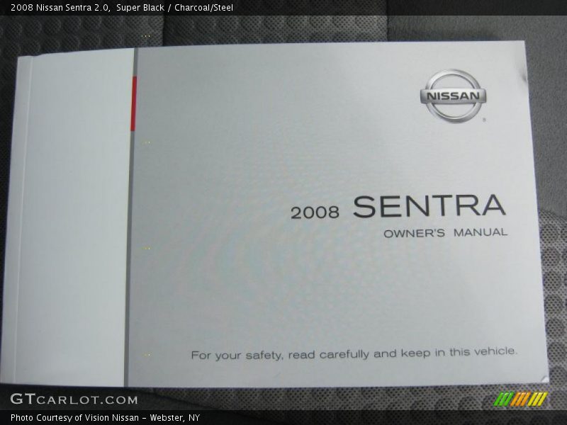 Super Black / Charcoal/Steel 2008 Nissan Sentra 2.0