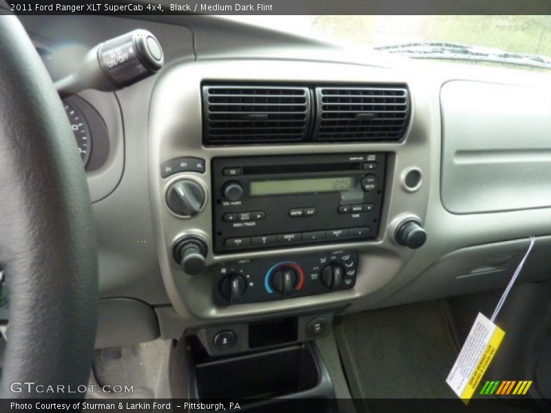Black / Medium Dark Flint 2011 Ford Ranger XLT SuperCab 4x4