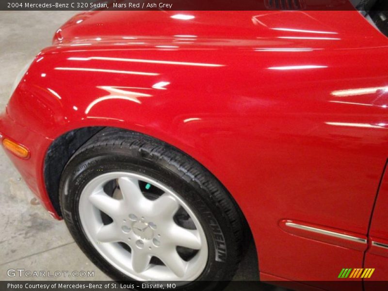 Mars Red / Ash Grey 2004 Mercedes-Benz C 320 Sedan