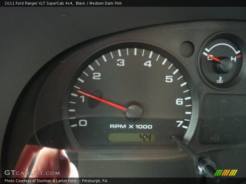 Black / Medium Dark Flint 2011 Ford Ranger XLT SuperCab 4x4