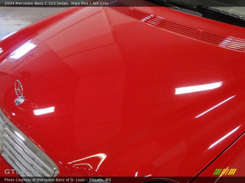 Mars Red / Ash Grey 2004 Mercedes-Benz C 320 Sedan