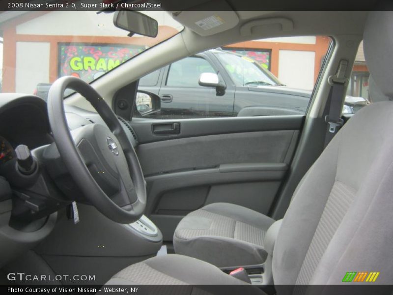 Super Black / Charcoal/Steel 2008 Nissan Sentra 2.0
