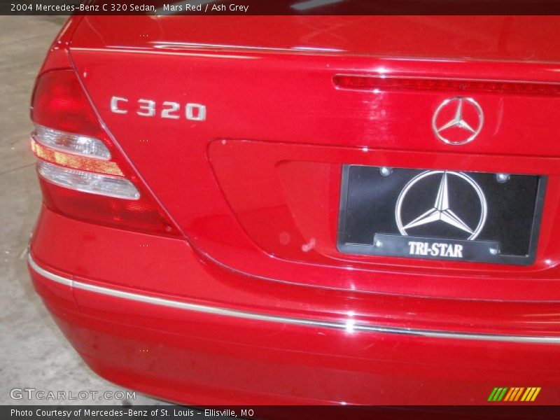 Mars Red / Ash Grey 2004 Mercedes-Benz C 320 Sedan