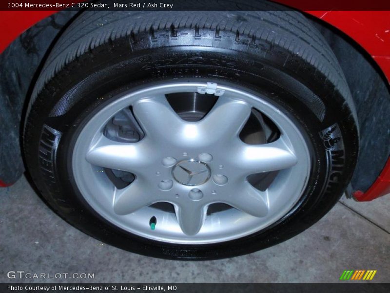 Mars Red / Ash Grey 2004 Mercedes-Benz C 320 Sedan