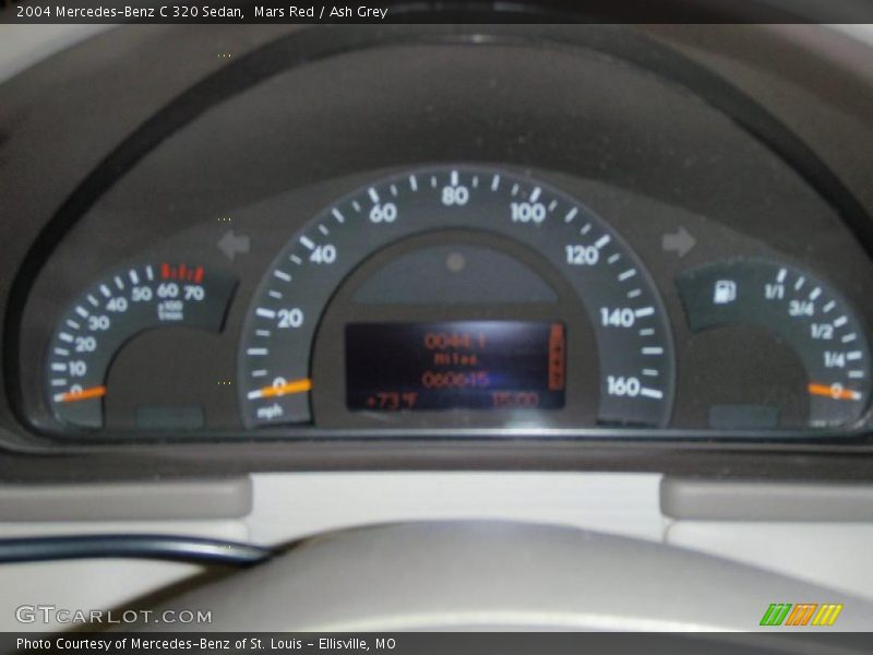 Mars Red / Ash Grey 2004 Mercedes-Benz C 320 Sedan