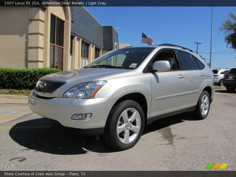 Millennium Silver Metallic / Light Gray 2007 Lexus RX 350