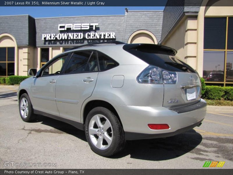 Millennium Silver Metallic / Light Gray 2007 Lexus RX 350