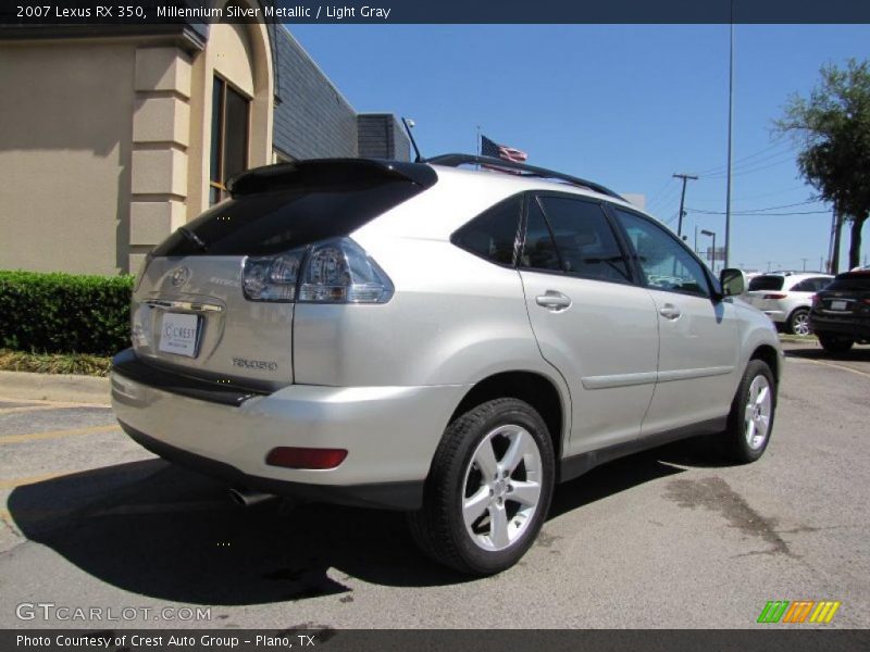 Millennium Silver Metallic / Light Gray 2007 Lexus RX 350