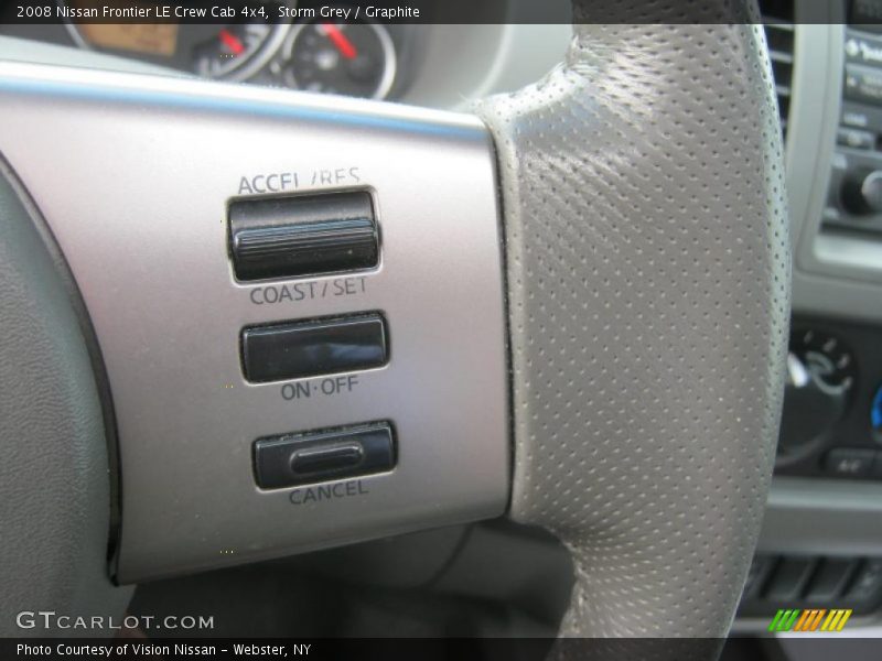 Storm Grey / Graphite 2008 Nissan Frontier LE Crew Cab 4x4