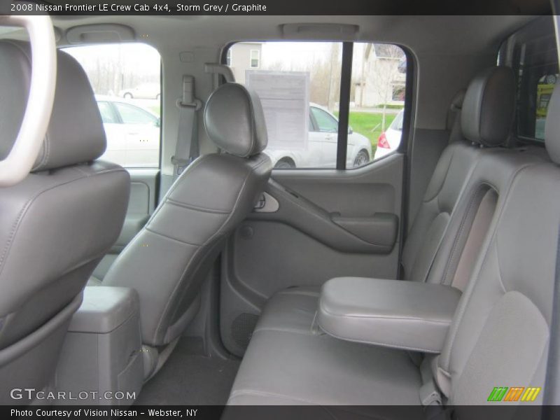 Storm Grey / Graphite 2008 Nissan Frontier LE Crew Cab 4x4