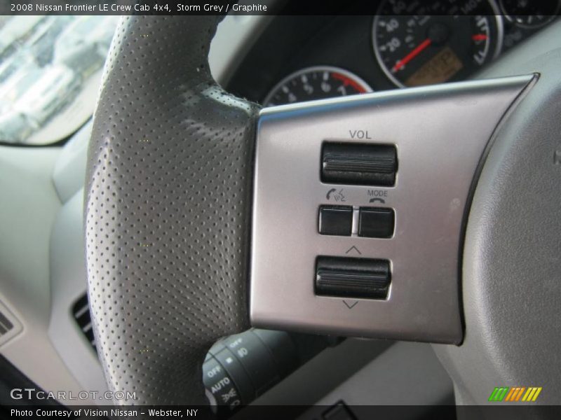 Storm Grey / Graphite 2008 Nissan Frontier LE Crew Cab 4x4