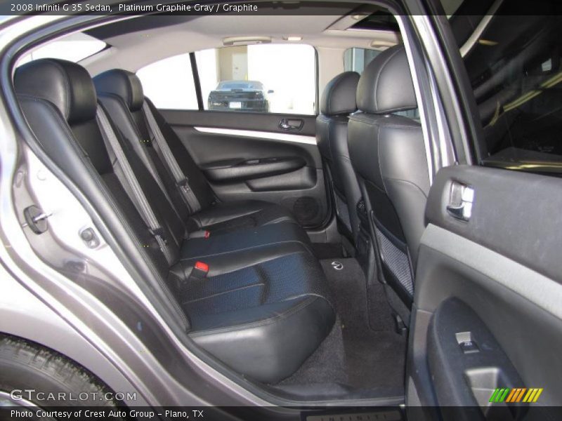 Platinum Graphite Gray / Graphite 2008 Infiniti G 35 Sedan