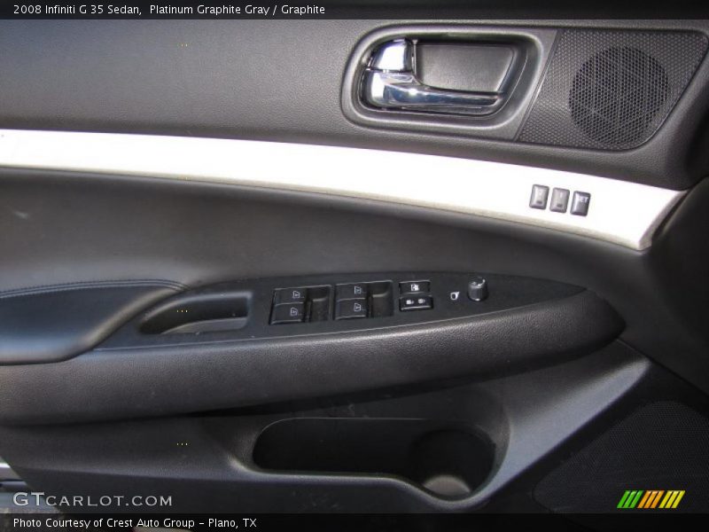Platinum Graphite Gray / Graphite 2008 Infiniti G 35 Sedan