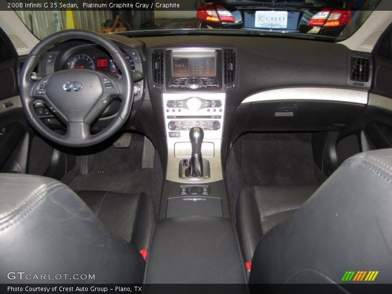 Platinum Graphite Gray / Graphite 2008 Infiniti G 35 Sedan