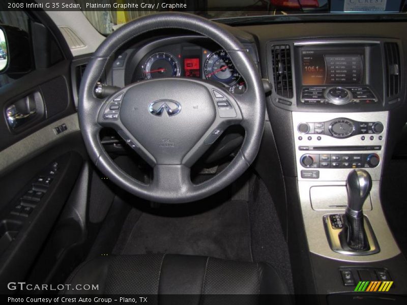 Platinum Graphite Gray / Graphite 2008 Infiniti G 35 Sedan
