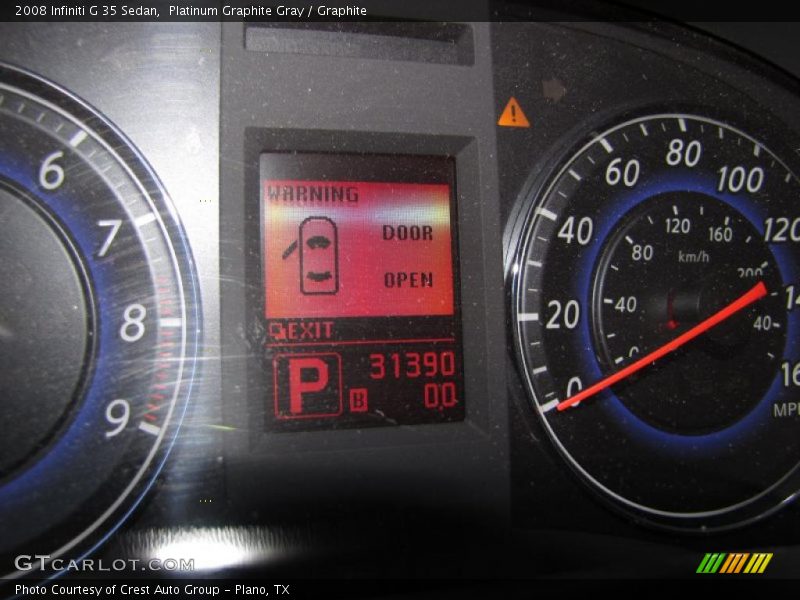 Platinum Graphite Gray / Graphite 2008 Infiniti G 35 Sedan