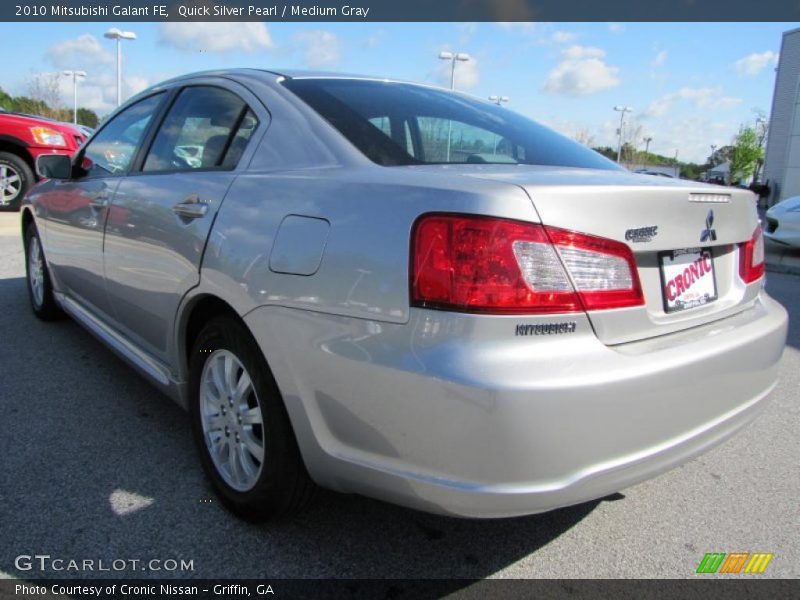 Quick Silver Pearl / Medium Gray 2010 Mitsubishi Galant FE