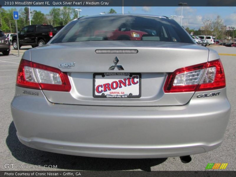 Quick Silver Pearl / Medium Gray 2010 Mitsubishi Galant FE