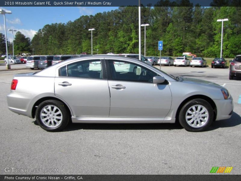 Quick Silver Pearl / Medium Gray 2010 Mitsubishi Galant FE